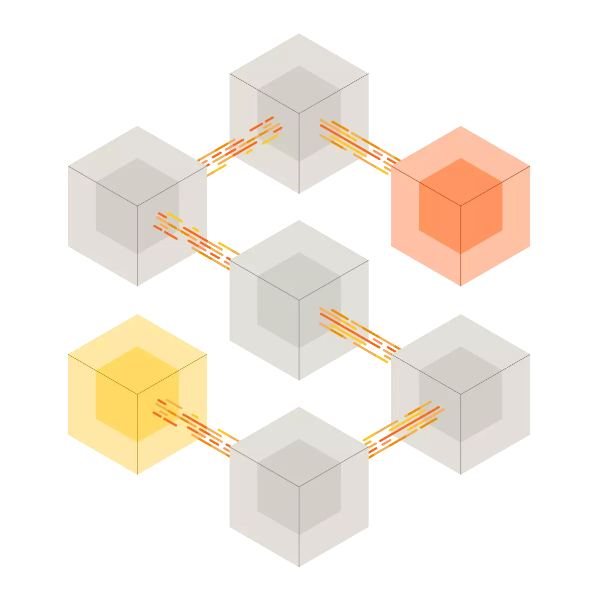 blockchain illustration